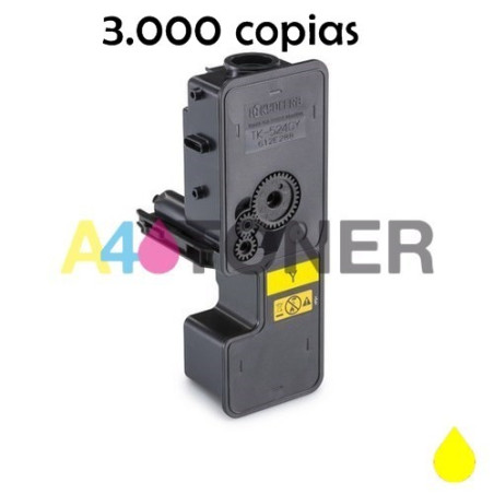 Toner compatible Kyocera TK5240 / TK-5240 / TK 5240 amarillo alternativo a Kyocera Mita 1T02R7ANL0