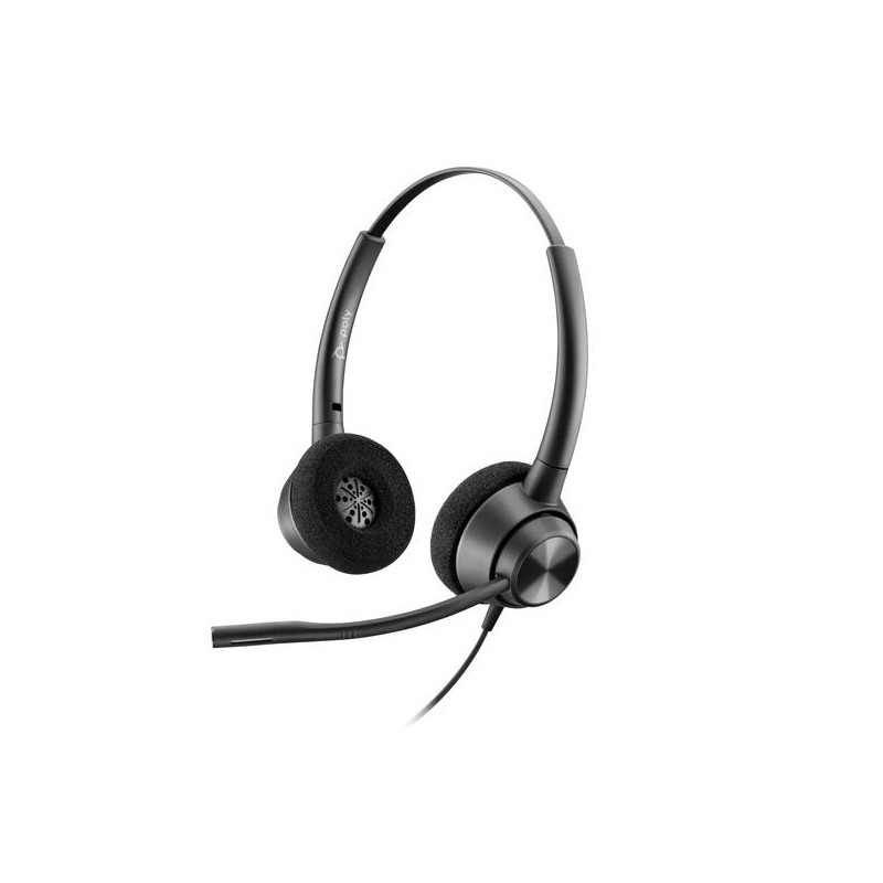 767G0AA HP POLY AURICULARES DE DIADEMA BIAURAL C/ MICRÓFONO CABLE USB ENCOREPRO HW320 NEGRO