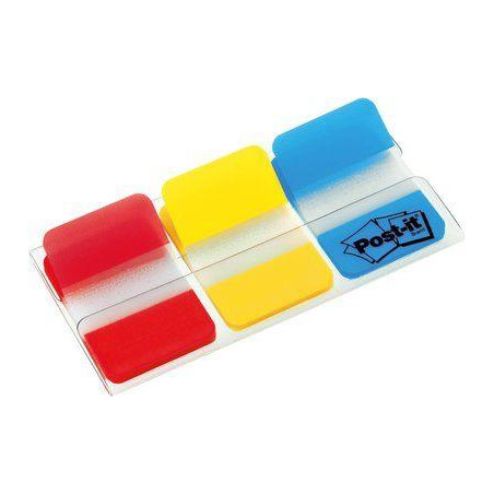 7000146810 POST-IT INDEX RIGIDO ROJO AZUL AMARILLO - 3 DISPENSADORES STD 3X22