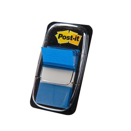 7100089834 POST-IT INDEX 680 DISPENSADOR 1X50 AZUL -12U-