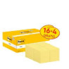 7100172332 POST-IT BLOC NOTAS ADHESIVAS 653 100H 38X51 (NO ENCELOFANADOS) CANARY YELLOW PAQUETE 16 UD + 4 UD GRATIS