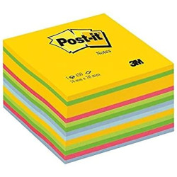 7100172383 POST-IT CUBO DE NOTAS ADHESIVAS COLORES ULTRA  450 HOJAS 76X76