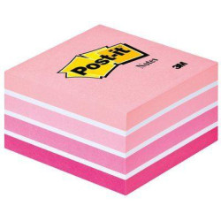 7100172384 POST-IT CUBO DE NOTAS MULTICOLOR 5X90 HOJAS 76X76 TONOS ROSA PASTEL