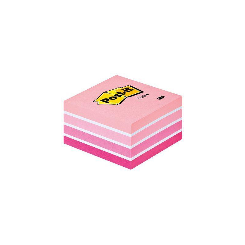 7100172384 POST-IT CUBO DE NOTAS MULTICOLOR 5X90 HOJAS 76X76 TONOS ROSA PASTEL