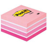 7100172384 POST-IT CUBO DE NOTAS MULTICOLOR 5X90 HOJAS 76X76 TONOS ROSA PASTEL