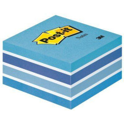 7100172385 POST-IT CUBO DE NOTAS MULTICOLOR 5X90 HOJAS 76X76 TONOS AZUL PASTEL