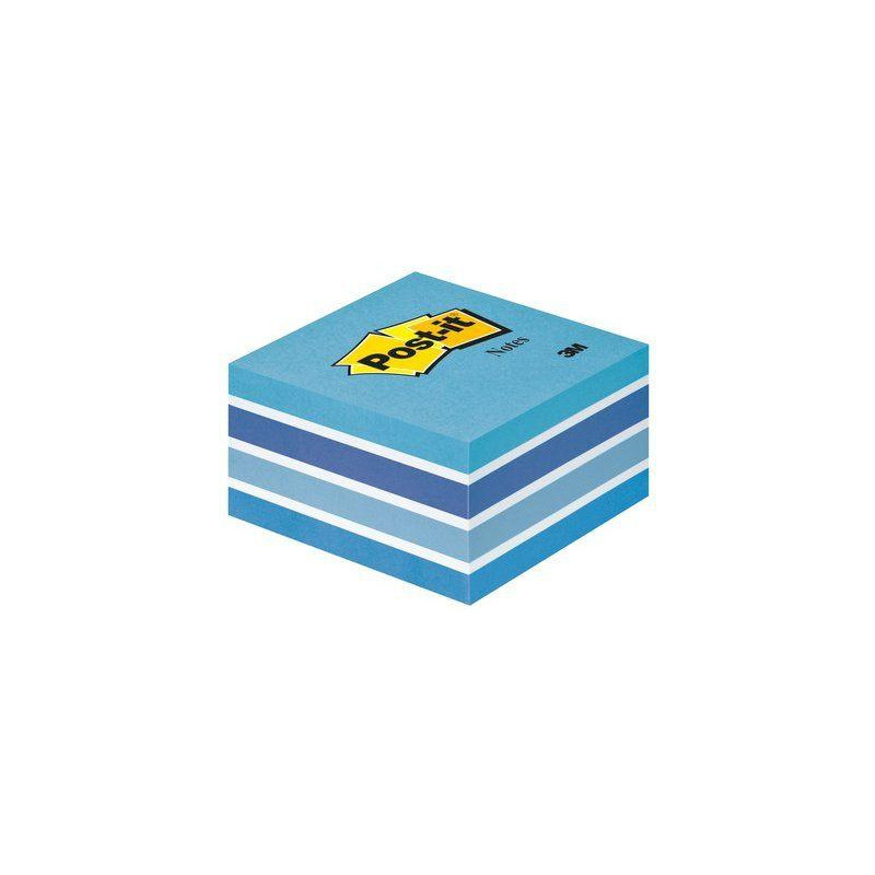 7100172385 POST-IT CUBO DE NOTAS MULTICOLOR 5X90 HOJAS 76X76 TONOS AZUL PASTEL