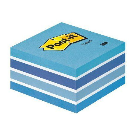 7100172385 POST-IT CUBO DE NOTAS MULTICOLOR 5X90 HOJAS 76X76 TONOS AZUL PASTEL