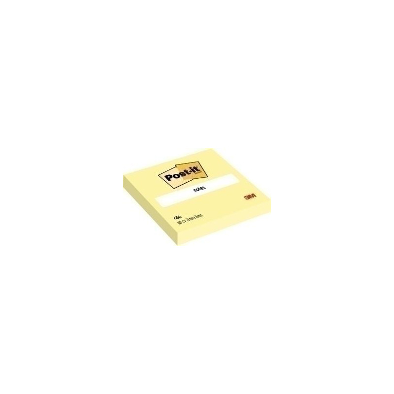 7100233248 POST-IT BLOCS NOTAS 654 100H 76X76 CANARY YELLOW