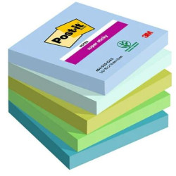 7100258898 POST-IT BLOCS NOTAS SUPER STICKY 90 HOJAS COLORES LUGARES OSASIS 76X76 5 BLOCS