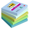 7100258898 POST-IT BLOCS NOTAS SUPER STICKY 90 HOJAS COLORES LUGARES OSASIS 76X76 5 BLOCS