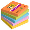 7100258933 POST-IT BLOCS NOTAS SUPER STICKY 90 HOJAS 4 COLORES NEÓN LUGARES BOOST 76X76 5 BLOCS