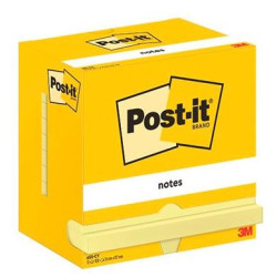 7100290165 POST-IT BLOC NOTAS ADHESIVAS 655 100H 76X127 CANARY YELLOW PAQUETE 12 UD