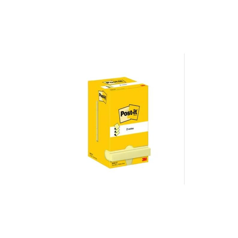 7100290167 POST-IT BLOCS Z-NOTAS 100 HOJAS CANARY YELLOW 76X76  -PACK 12-