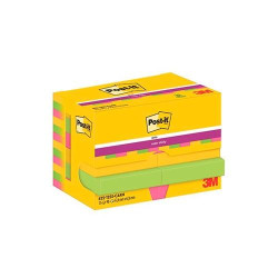 7100290181 POST-IT NOTAS ADHESIVAS SUPER STICKY 3 COLORES LUGARES CARNIVAL 47