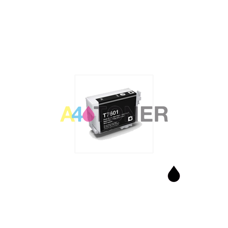 Cartucho de tinta compatible T7601 alternativo al cartucho original epson C13T76014010