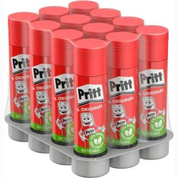 1584625/500605 PRITT PEGAMENTO EN BARRA 22GR TRANSPARENTE PACK -12 UD-