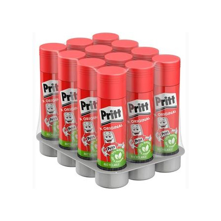 1584625/500605 PRITT PEGAMENTO EN BARRA 22GR TRANSPARENTE PACK -12 UD-