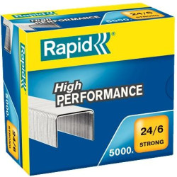 24859900 RAPID GRAPAS STRONG 24/6 GALVANIZADA CAJA DE 5000