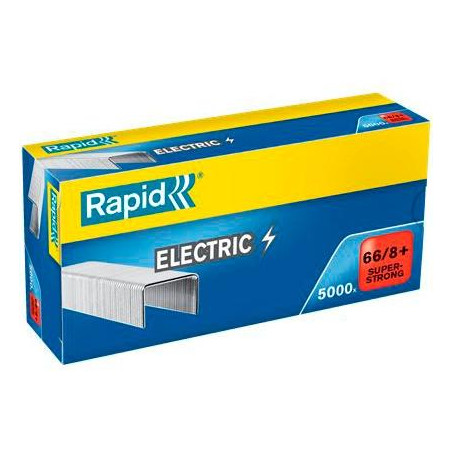 24868000 RAPID GRAPAS SUPER STRONG ELECTRIC 66/8+ GALVANIZADAS -CAJA DE 5000-