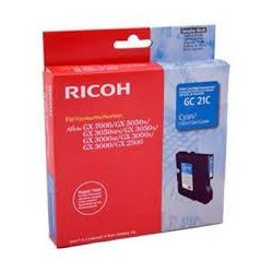 405533 RICOH GX3000/3050N/5050N TINTA GEL TYPE GC-21C CIAN