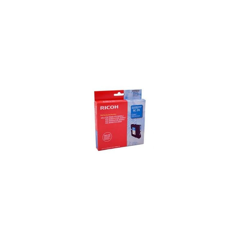 405533 RICOH GX3000/3050N/5050N TINTA GEL TYPE GC-21C CIAN