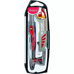 196310 MAPED STOP SYSTEM INNOVACION COMPAS CON MINA + PACK DE MINAS + ADAPTADOR