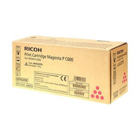 408316 RICOH TONER MAGENTA P C600BK