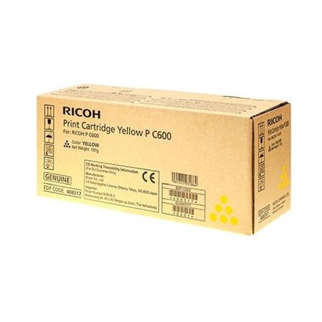 408317 RICOH TONER AMARILLO P C600BK