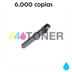 Cartucho de toner compatible Ricoh MPC306 / MP-C306 Cyan genÃ©rico a ricoh 842096