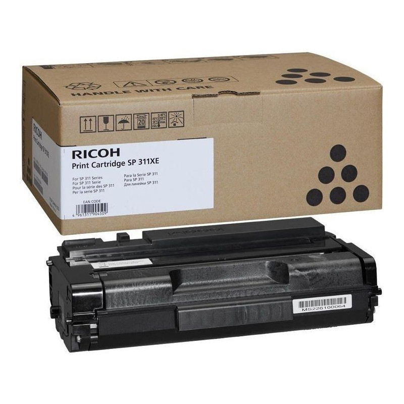 821242 RICOH SP311DN/SP311SFN/DNW/SFNW TONER NEGRO AIO ULTRA LARGA DURACION