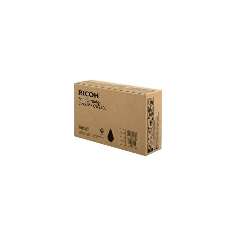 841635 RICOH CARTUCHO DE TINTA NEGRO MULTIFUNCIONAL PLANOS COLOR MP CW2200SP