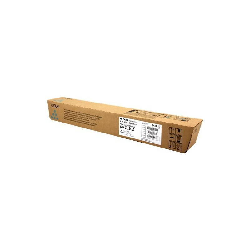 842019 RICOH AFICIO MPC 3502/3002 TONER CIAN