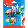 845902 MAPED ROTULADORES COLOR´PEPS JUNGLE 2.0 ESTUCHE DE 12 C/SURTIDOS