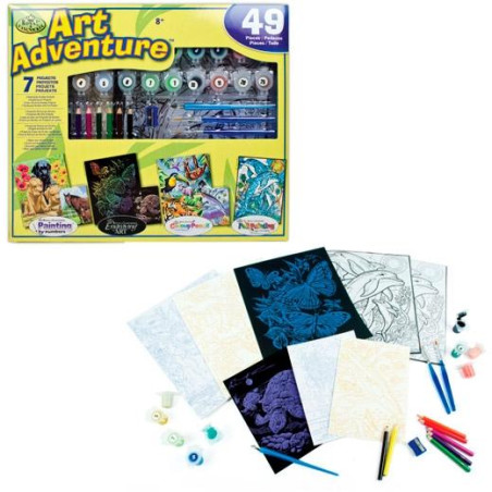 AVS-101 ROYAL LANGNICKEL JUEGO DE ARTE ADVENTURE SUPER VALUE 7 PROYECTOS