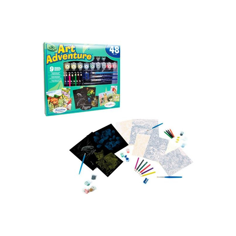 AVS-105 ROYAL LANGNICKEL JUEGO DE ARTE ADVENTURE SUPER VALUE 9 PROYECTOS