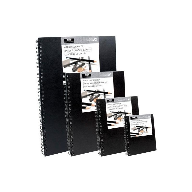 RSB-A3 ROYAL LANGNICKEL CUADERNO DE BOCETOS A3 ESPIRAL TAPA DURA