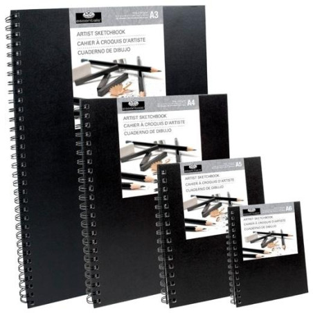 RSB-A6 ROYAL LANGNICKEL CUADERNO DE BOCETOS A6 ESPIRAL TAPA DURA