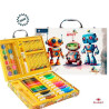 AB-1051 ROYMART SET ART STUDIO MALETÍN 68 PIEZAS THREE ROBOTS C/SURTIDOS