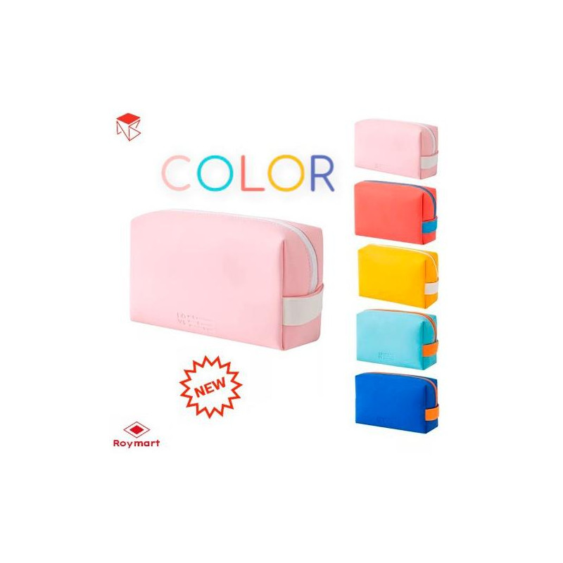 BT-002 ROYMART NECESER DE MANO COLECCIÓN COLORS LOVE C/SURTIDOS