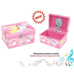 JK-5212 ROYMART JOYERO MUSICAL PEQUEÑO UNICORN AND MOON