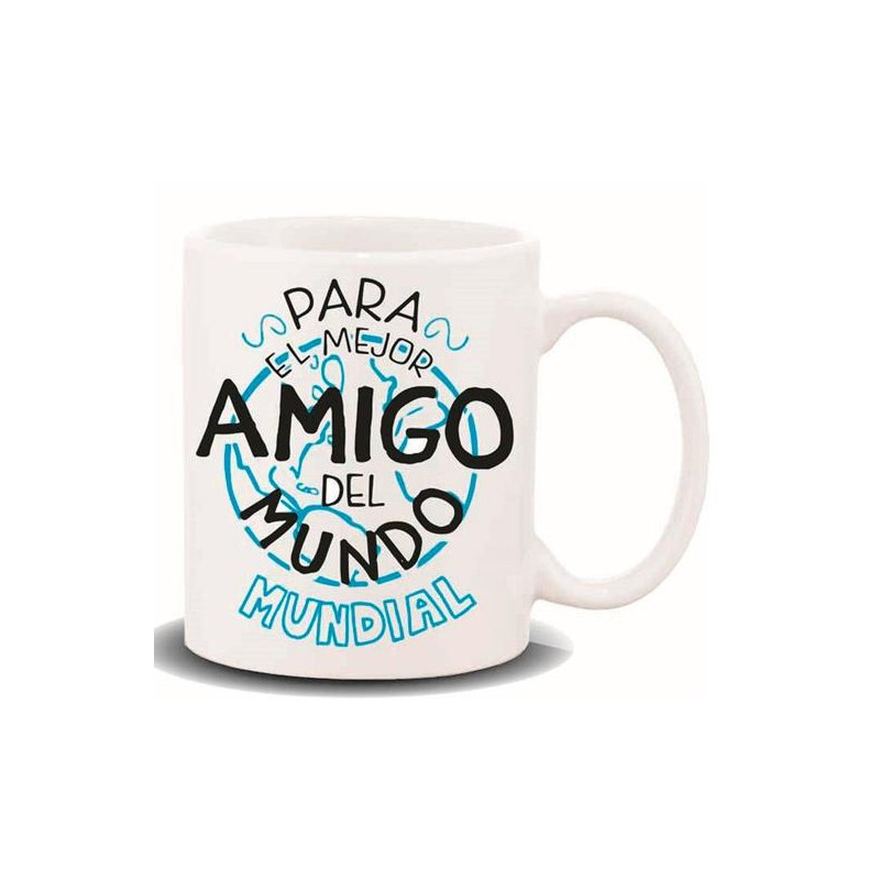 HL-085 ROYMART TAZA CON MENSAJE "PARA EL MEJOR AMIGO"