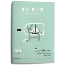 C010 RUBIO CUADERNO DE ESCRITURA 010