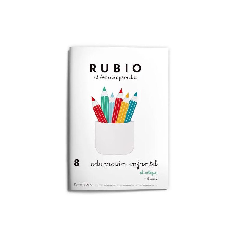 EI8 RUBIO CUADERNO EDUCACIÓN INFANTIL 8