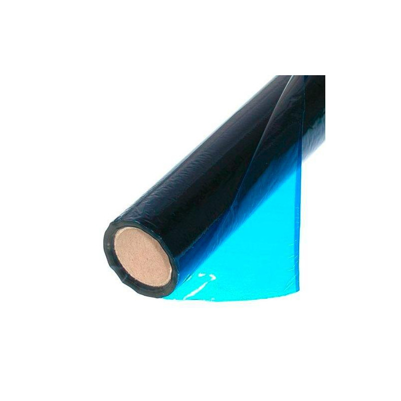 12502 SADIPAL PAPEL CELOFÁN PLIEGOS MICROPERFORADO ROLLO 25H 50X65CM AZUL