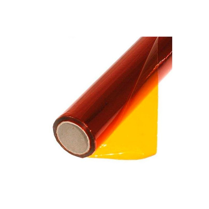 12507 SADIPAL PAPEL CELOFÁN PLIEGOS MICROPERFORADO ROLLO 25H 50X65CM NARANJA