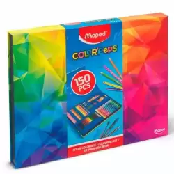 984726 MAPED KIT COLORACIÓN 150 PIEZAS COLORPEPS C/SURTIDOS ESTUCHE CARTÓN