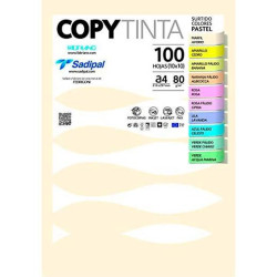 11302 SADIPAL PAPEL COPYTINTA A4 80GR INKJET/LÁSER PAQUETE 100H COLORES SURTIDOS PASTEL