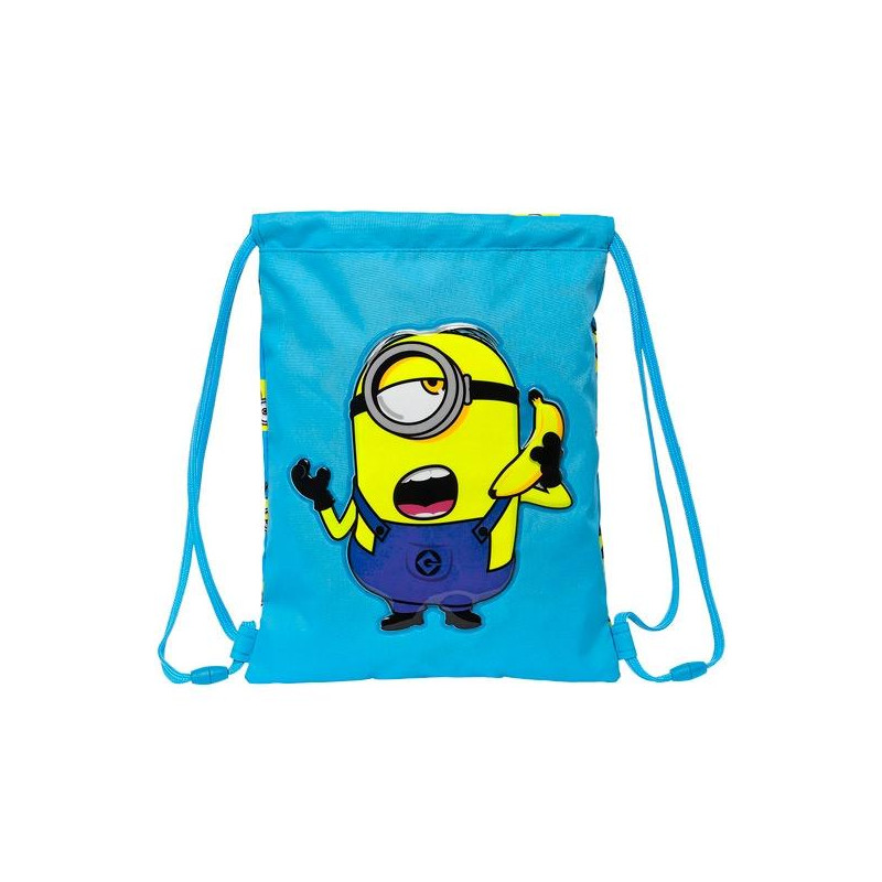 612228855 SAFTA SACO PLANO JUNIOR MINIONS "MINIONSTATIC"