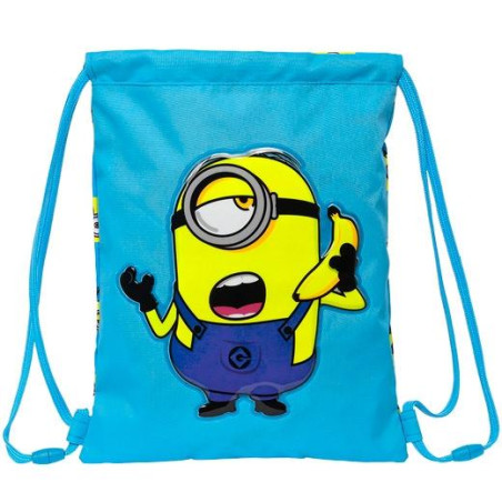 612228855 SAFTA SACO PLANO JUNIOR MINIONS "MINIONSTATIC"